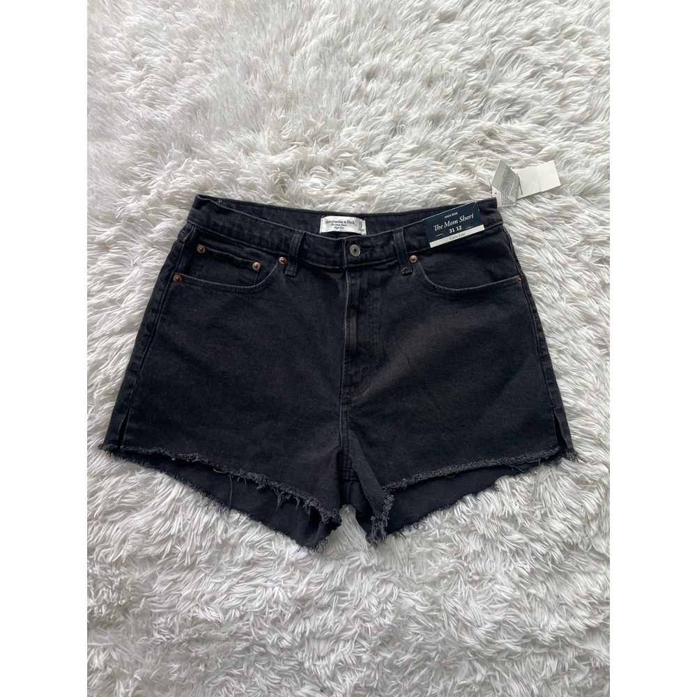 Abercrombie & Fitch Curve Love High Rise Mom Short